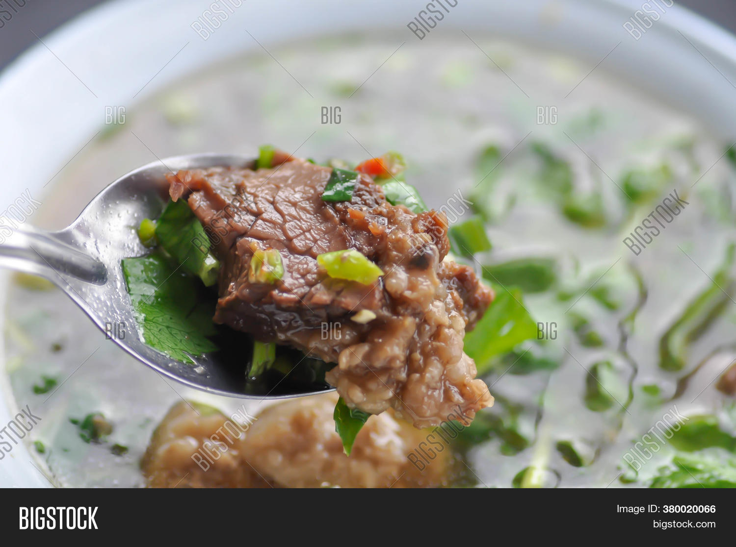 Eating Spicy Soup Beef Image & Photo (Free Trial) | Bigstock