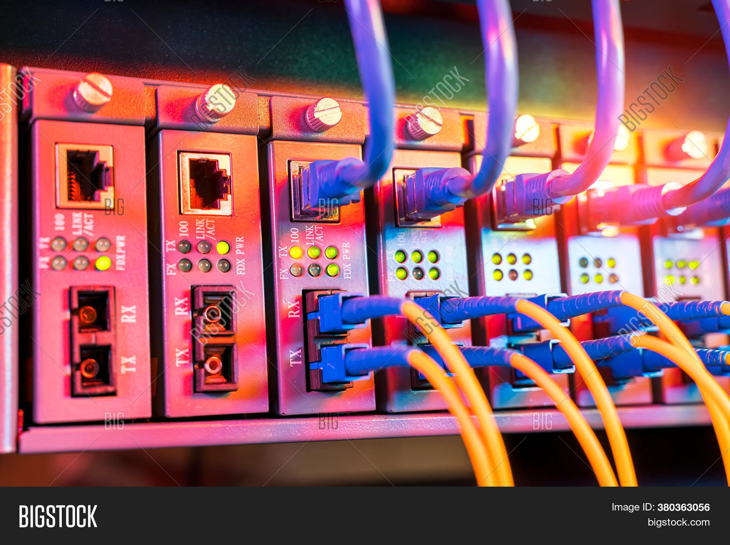 Fiber Optic Cables Image & Photo (Free Trial) Bigstock