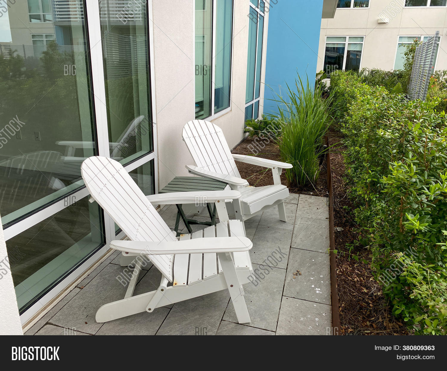 Two Adirondack Chairs Image & Photo (Free Trial) Bigstock