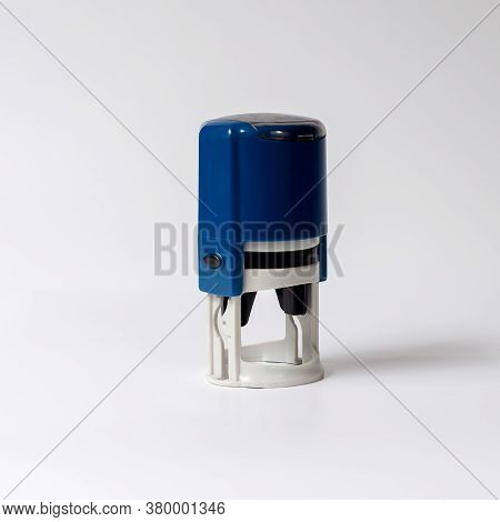 Office Stamp Isolated On White Background. Self-ink Rubber Stamps