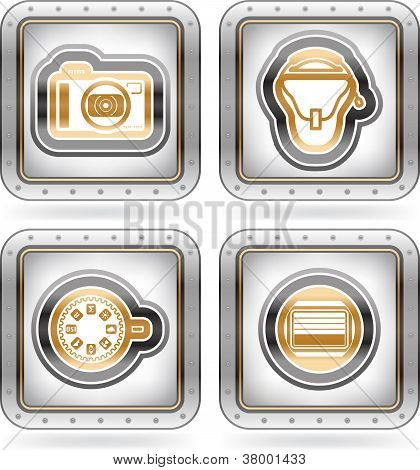 Fotografie pictogrammen Set