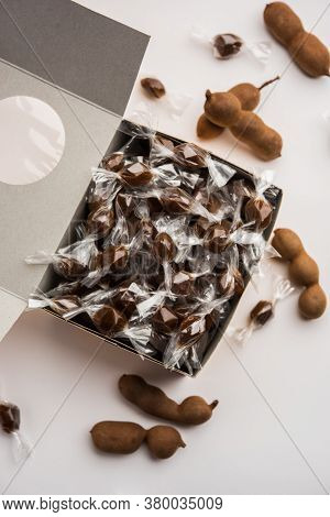 Imli Sweet Balls Or Tamarind Candy, Indian Food