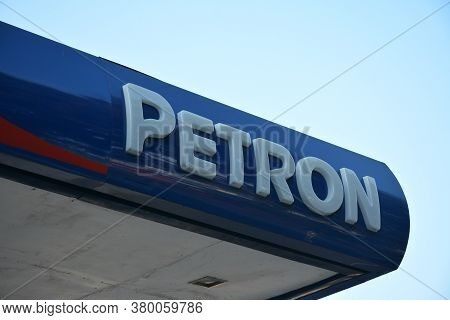 La Union, Ph - April 18 - Petron Gas Station On April 18, 2019 In La Union, Philippines.