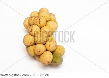 Thai Fruit,wollongong Isolated On White Background.