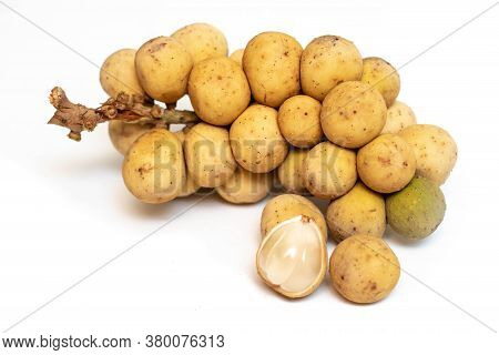 Thai Fruit,wollongong Isolated On White Background.