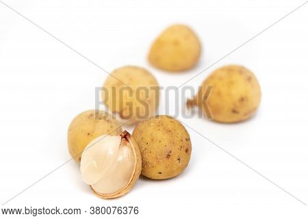 Thai Fruit,wollongong Isolated On White Background.