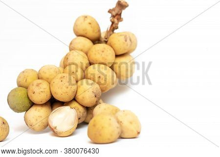 Thai Fruit,wollongong Isolated On White Background.