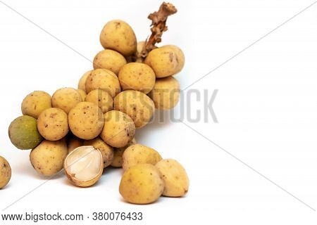 Thai Fruit,wollongong Isolated On White Background.