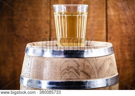 Small Dose Glasses, High Quality Distilled Alcohol. Brazilian Cachaça (called Pinga), International