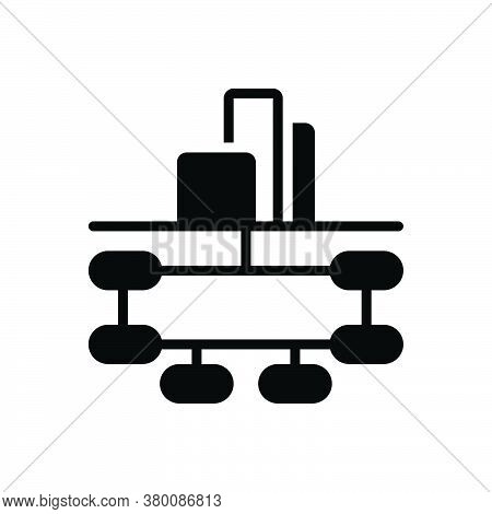 Black Solid Icon For Company-structure Company Structure Cooperation Design Hierarchy Organizational