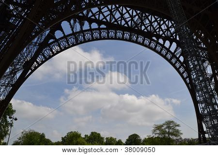 View from under the Eiffel