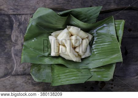 Tapai Or Tape Or Peuyeum Are Traditional Food Snack From Indonesia, Made From Fermented Cassava. Ser