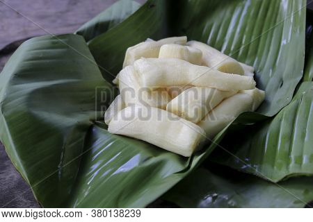 Tapai Or Tape Or Peuyeum Are Traditional Food Snack From Indonesia, Made From Fermented Cassava. Ser