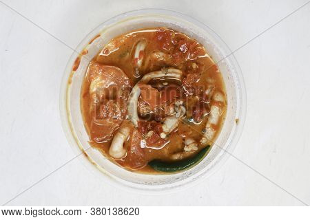 Sambal Or Sambal Cumi . Fried Chili Sauce. Indonesian Sambal. Asian Cuisine.