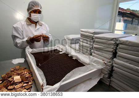Ilheus, Bahia / Brazil - July 7, 2011: Organic Chocolate Factory In The City Of Ilheus, In Southern 