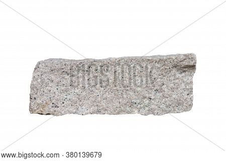 Granite Stone Isolated On White Background Included Clipping Path.
