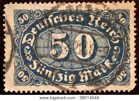 Deutsches Reich-Briefmarke
