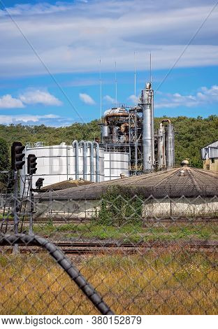 Ethanol Refinery At A An Australian Sugar Mill