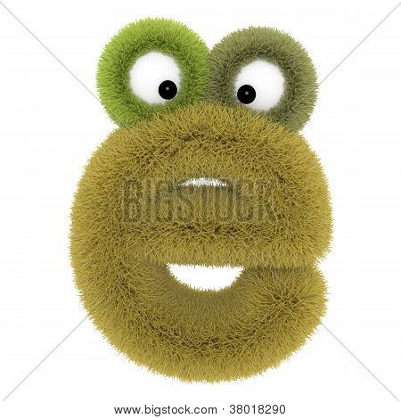 flauschige kleine Buchstaben