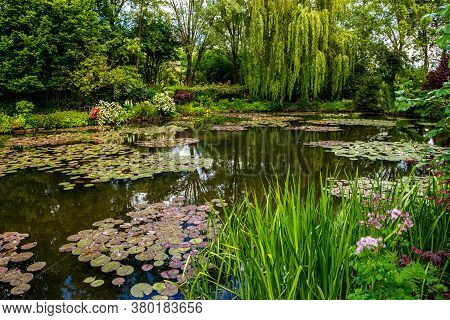 Gardens Of Painter Claude Monet In Giverny, France