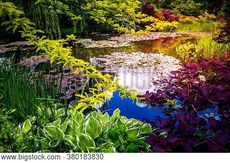 Gardens Of Painter Claude Monet In Giverny, France