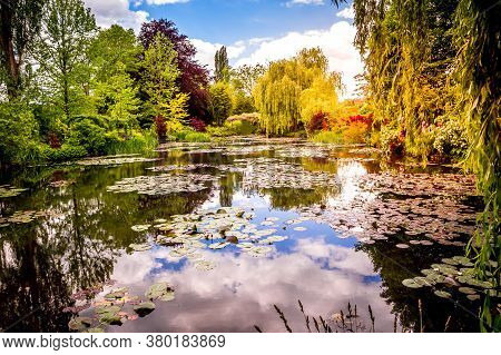 Gardens Of Painter Claude Monet In Giverny, France
