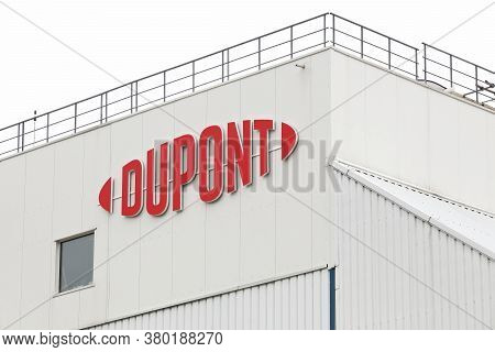 Sassenage, France - September 10, 2019: Dupont Factory In France. Dupont Is One Of Americas Most Inn