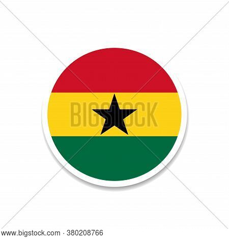 National flag of Ghana, Ghana flag in standard proportion color mode RGB. Ghana flag. Ghana flag icon, Ghana flag, Ghana flag image, Ghana vector image, Ghana flag png, Ghana flag jpg, flag of national of Ghana.
