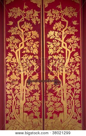 Door Painting Temple