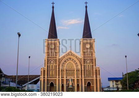 Chantaburi, Thailand - 10 August 2020 : The Cathedral Of The Immaculate Conception Is A Catholic Chu