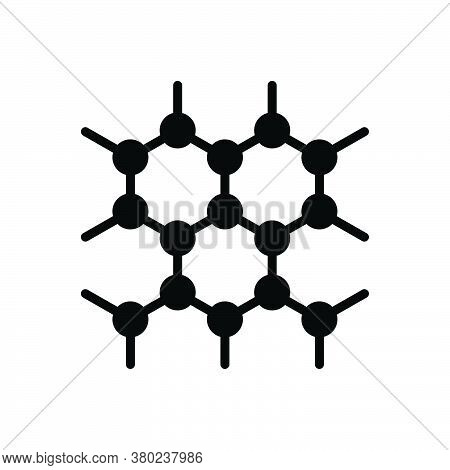 Black Solid Icon For Graphene-technology Graphene Technology Nanotechnology Laboratory Structure Sym