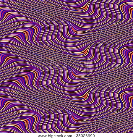 Op-Art naadloze golven textuur 27 Code_179, 144, 29