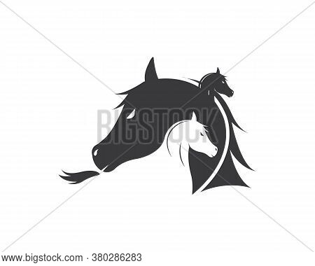 Horse Logo Template Vector Illustration