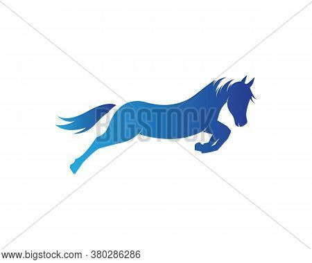 Horse Logo Template Vector Illustration