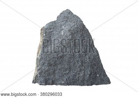 Diorite Rock Isolated On White Bakground Included Clipping Path.