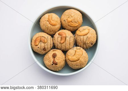 Sooji Or Rava Ladoo Is Indian Sweet Food For Festival