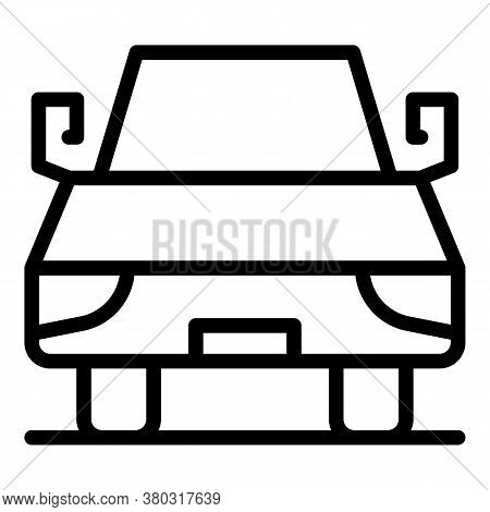 Car Machine Icon. Outline Car Machine Vector Icon For Web Design Isolated On White Background