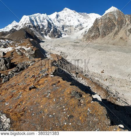 Panoramic View Of Mount Cho Oyu, One Of The Highest Mountain In The World - Sagarmatha National Park