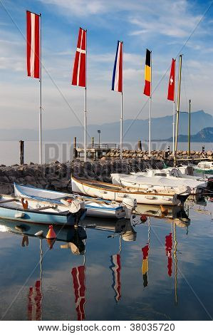 Porto di Cisano Lago di Garda (Italien)