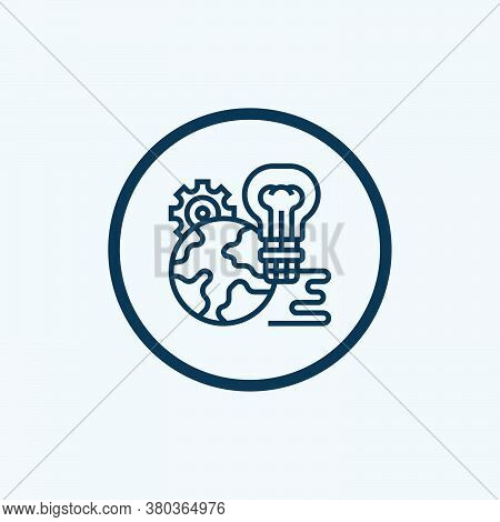Innovation Icon Isolated On White Background From Brand Positioning Collection. Innovation Icon Tren