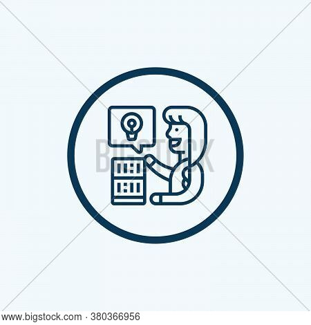 Reading Book Icon Isolated On White Background From Collection. Reading Book Icon Trendy And Modern 