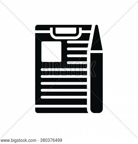 Black Solid Icon For Project-briefing Briefing Discussion Information Conference Preamble Compose Ta
