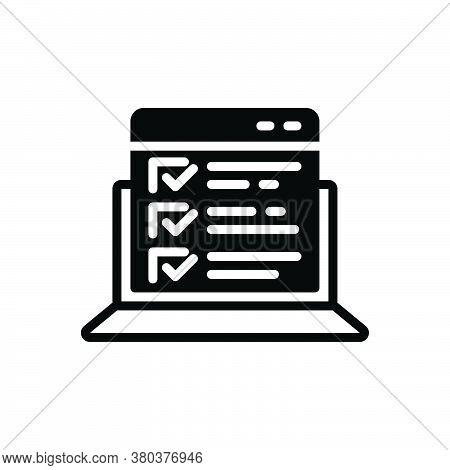 Black Solid Icon For Testing-features Testing Features Examination Verification Measurement Proving 