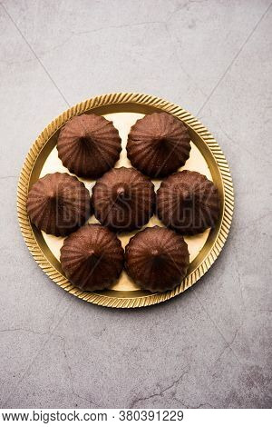 Chocolate Modak - Indian Sweet Food Offered To Lord Ganesha On Chaturthi