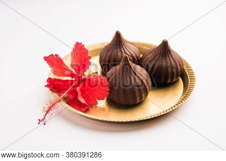 Chocolate Modak - Indian Sweet Food Offered To Lord Ganesha On Chaturthi