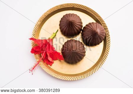 Chocolate Modak - Indian Sweet Food Offered To Lord Ganesha On Chaturthi