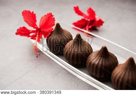 Chocolate Modak - Indian Sweet Food Offered To Lord Ganesha On Chaturthi