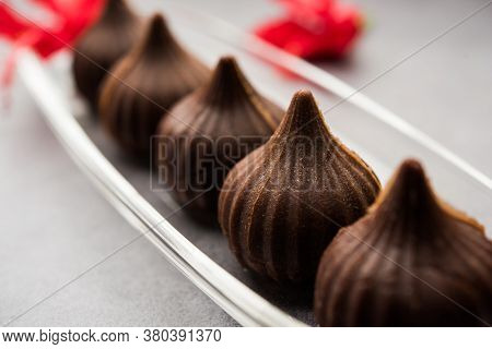 Chocolate Modak - Indian Sweet Food Offered To Lord Ganesha On Chaturthi