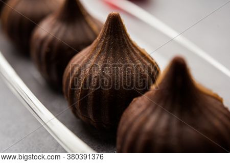 Chocolate Modak - Indian Sweet Food Offered To Lord Ganesha On Chaturthi