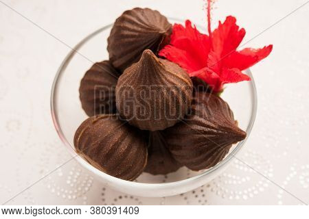 Chocolate Modak - Indian Sweet Food Offered To Lord Ganesha On Chaturthi